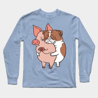 Friend Not Food English Bulldog Long Sleeve T-Shirt